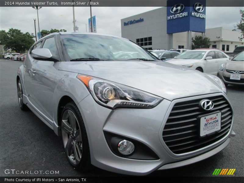 Ironman Silver / Black 2014 Hyundai Veloster Turbo