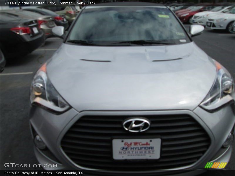Ironman Silver / Black 2014 Hyundai Veloster Turbo