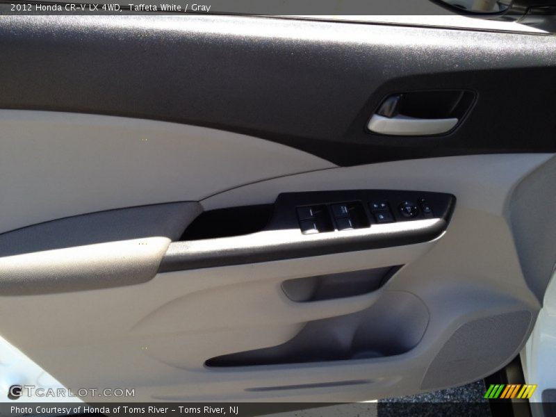 Taffeta White / Gray 2012 Honda CR-V LX 4WD