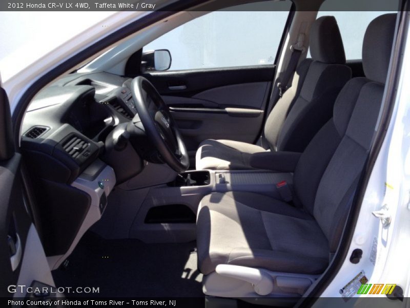 Taffeta White / Gray 2012 Honda CR-V LX 4WD