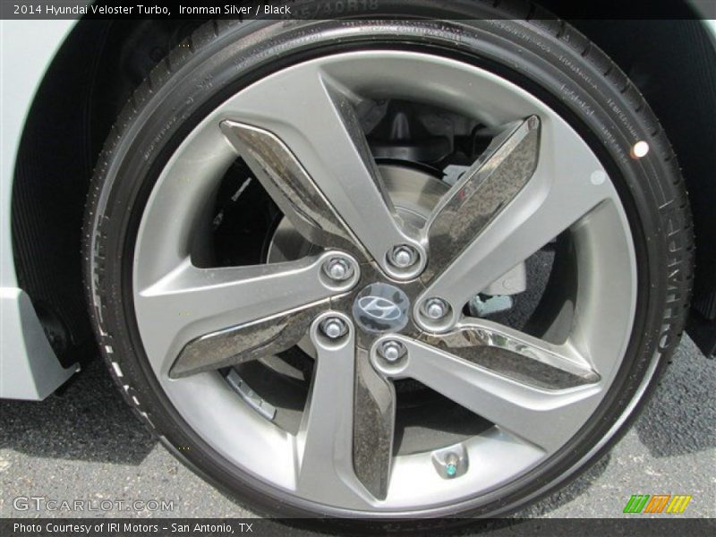 Ironman Silver / Black 2014 Hyundai Veloster Turbo