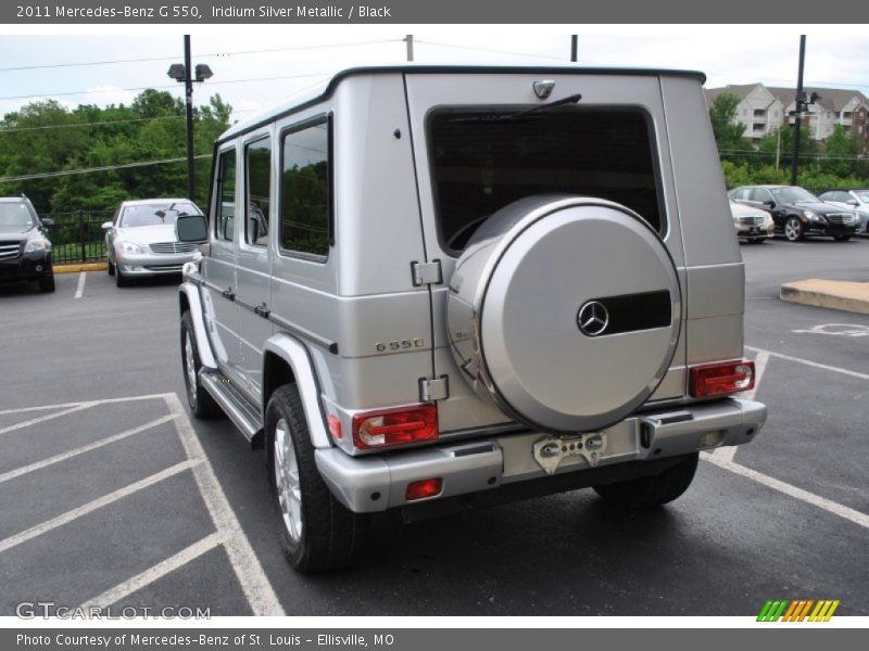 Iridium Silver Metallic / Black 2011 Mercedes-Benz G 550