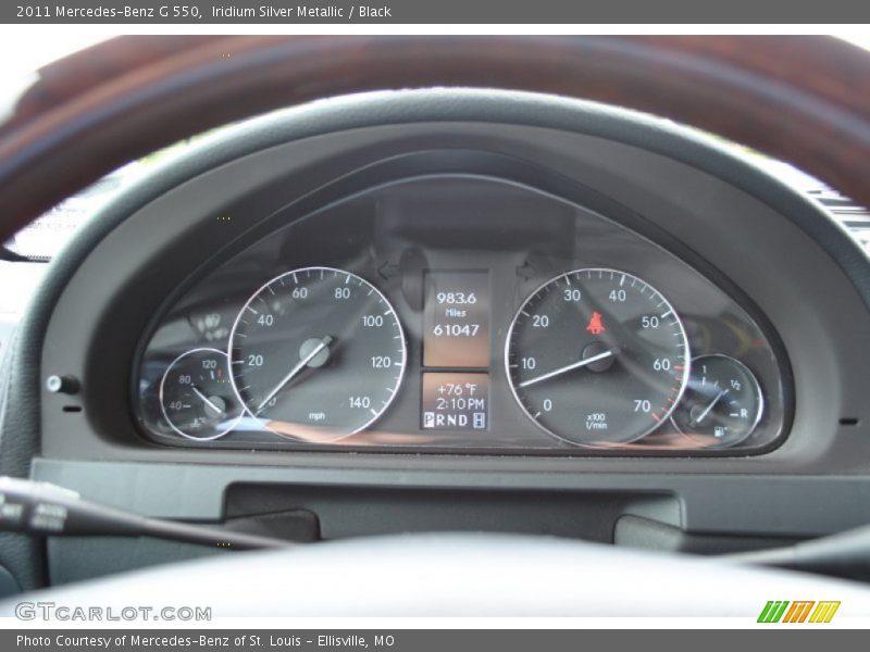  2011 G 550 550 Gauges
