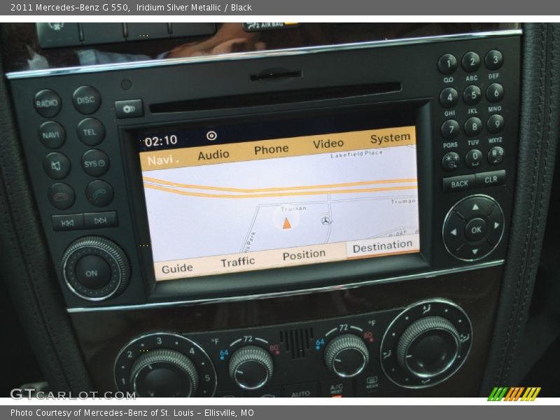 Controls of 2011 G 550