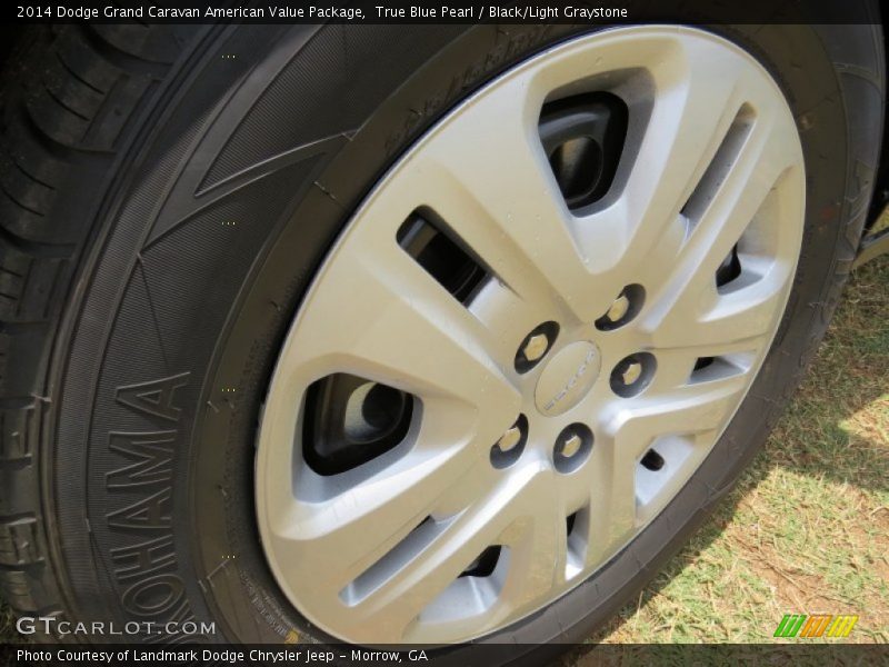 True Blue Pearl / Black/Light Graystone 2014 Dodge Grand Caravan American Value Package