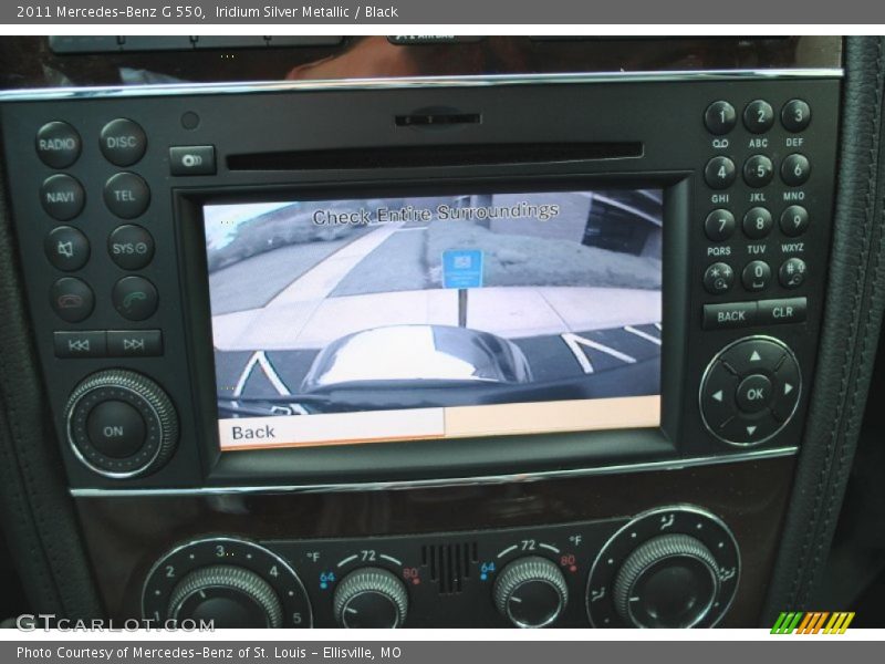 Iridium Silver Metallic / Black 2011 Mercedes-Benz G 550