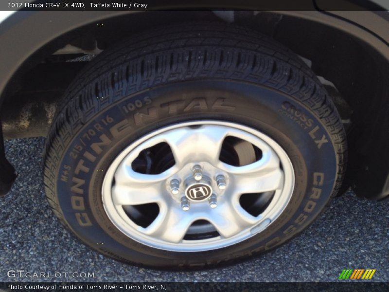 Taffeta White / Gray 2012 Honda CR-V LX 4WD