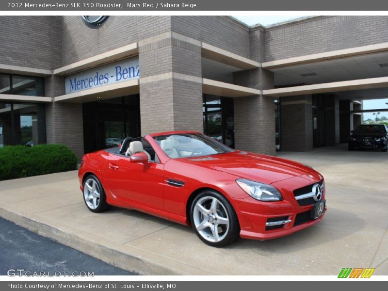 Front 3/4 View of 2012 SLK 350 Roadster