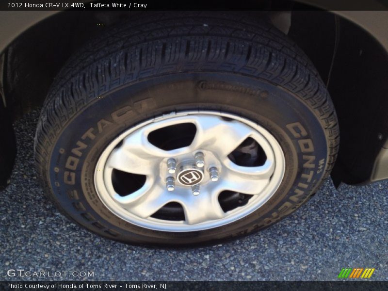 Taffeta White / Gray 2012 Honda CR-V LX 4WD