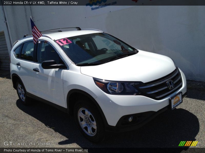 Taffeta White / Gray 2012 Honda CR-V LX 4WD