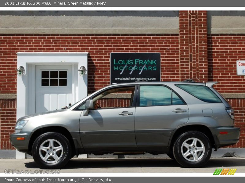 Mineral Green Metallic / Ivory 2001 Lexus RX 300 AWD