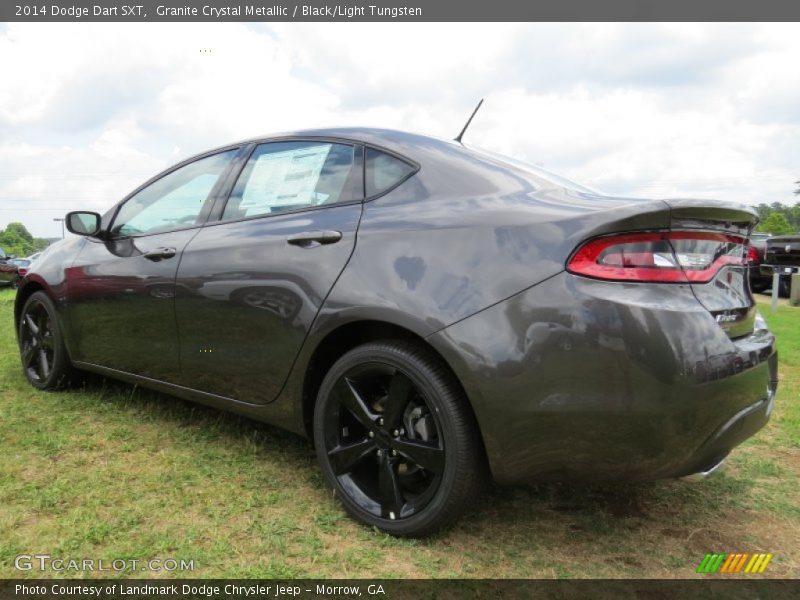 Granite Crystal Metallic / Black/Light Tungsten 2014 Dodge Dart SXT