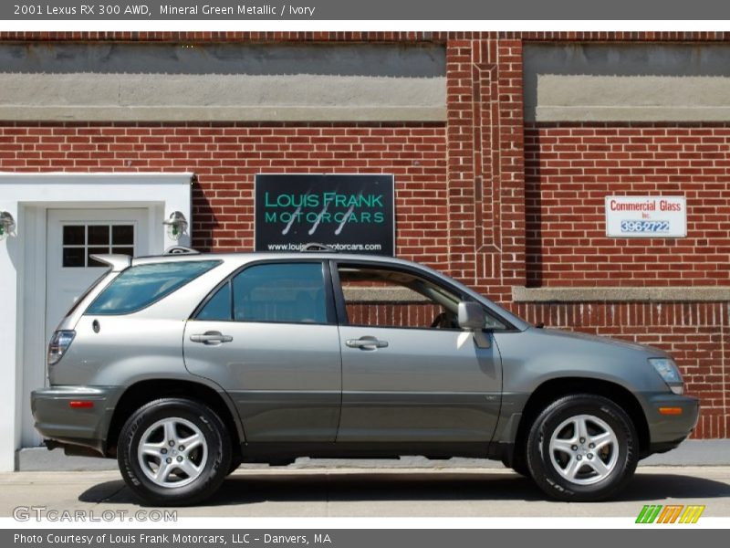 Mineral Green Metallic / Ivory 2001 Lexus RX 300 AWD