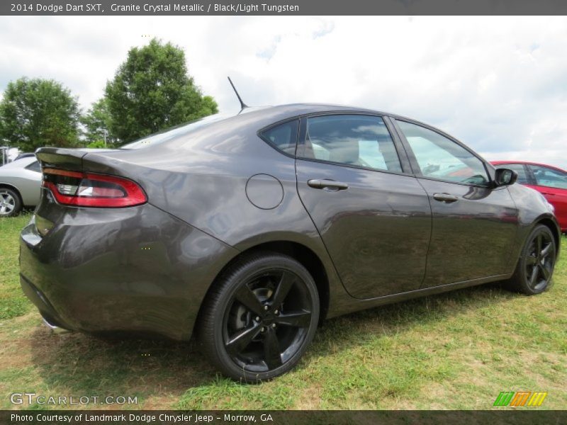 Granite Crystal Metallic / Black/Light Tungsten 2014 Dodge Dart SXT