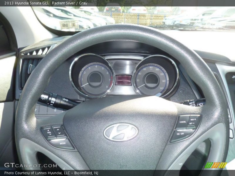 Radiant Silver / Gray 2013 Hyundai Sonata GLS