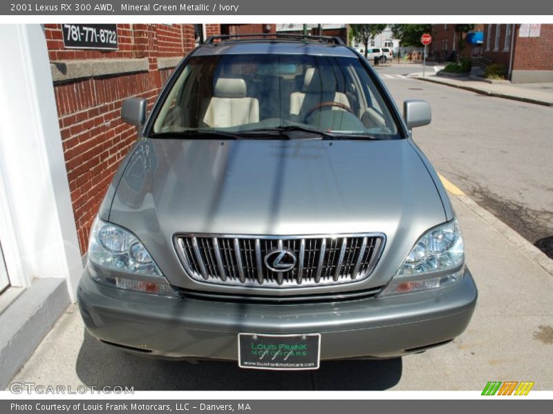 Mineral Green Metallic / Ivory 2001 Lexus RX 300 AWD