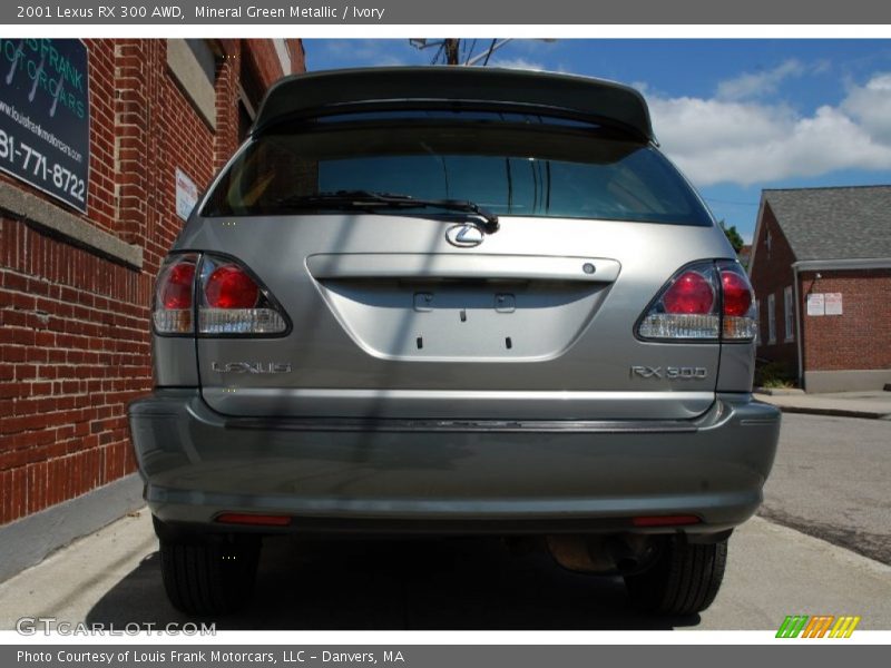 Mineral Green Metallic / Ivory 2001 Lexus RX 300 AWD