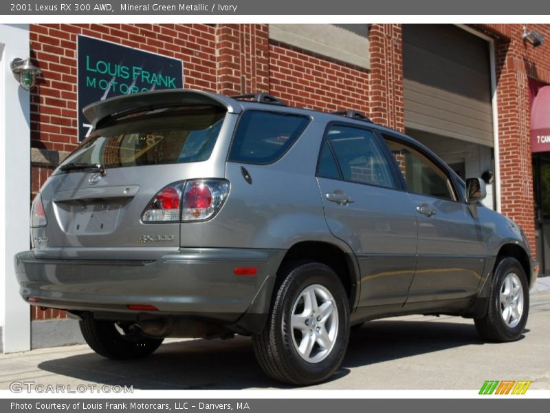 Mineral Green Metallic / Ivory 2001 Lexus RX 300 AWD