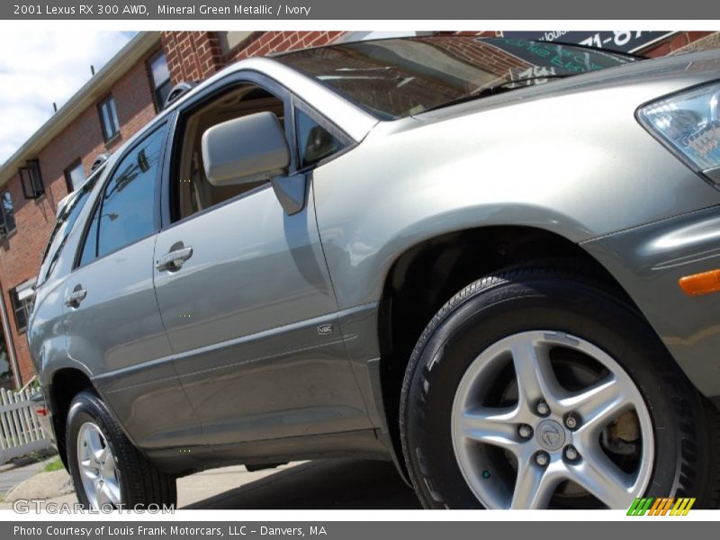 Mineral Green Metallic / Ivory 2001 Lexus RX 300 AWD