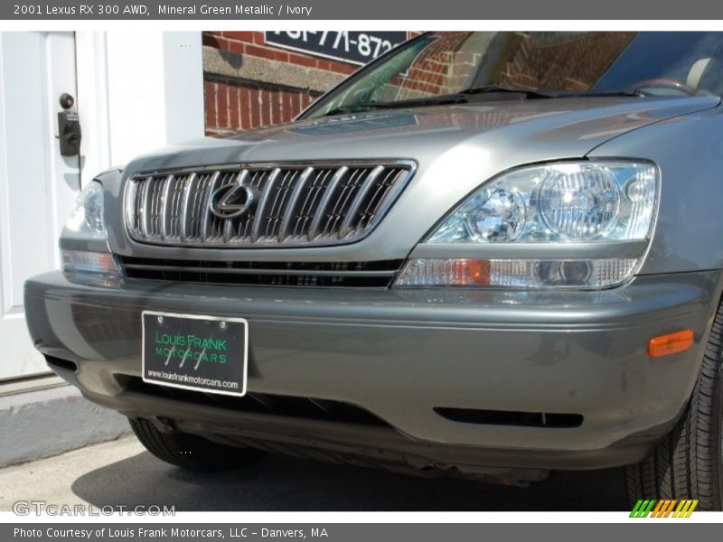 Mineral Green Metallic / Ivory 2001 Lexus RX 300 AWD