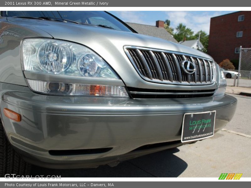 Mineral Green Metallic / Ivory 2001 Lexus RX 300 AWD