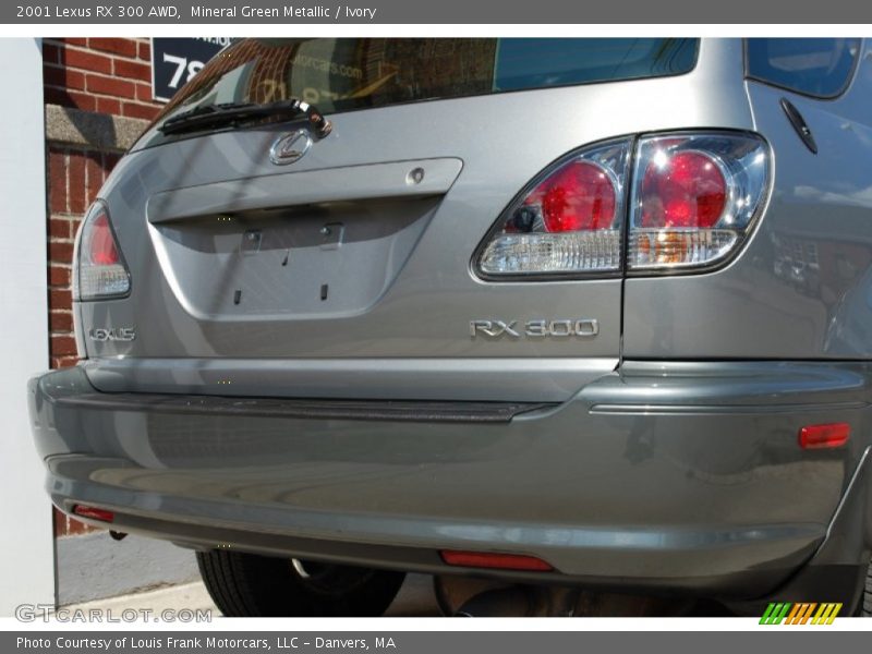 Mineral Green Metallic / Ivory 2001 Lexus RX 300 AWD