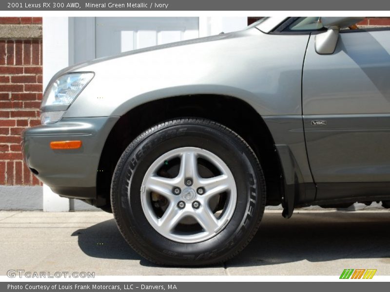 Mineral Green Metallic / Ivory 2001 Lexus RX 300 AWD