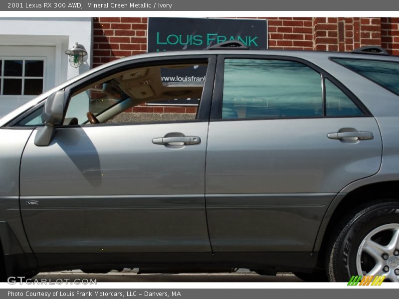 Mineral Green Metallic / Ivory 2001 Lexus RX 300 AWD