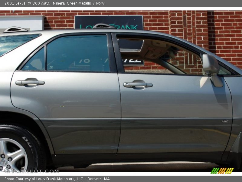 Mineral Green Metallic / Ivory 2001 Lexus RX 300 AWD