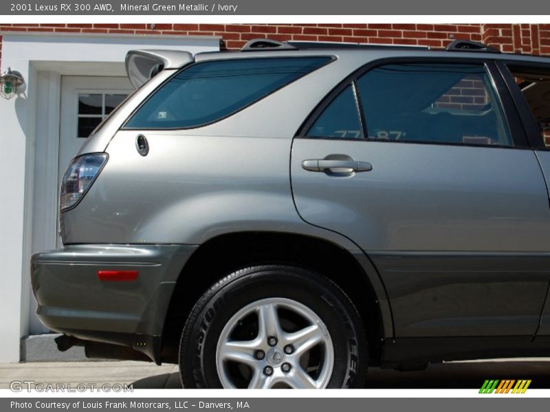 Mineral Green Metallic / Ivory 2001 Lexus RX 300 AWD