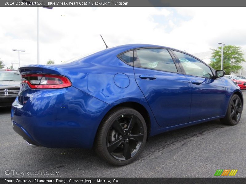 Blue Streak Pearl Coat / Black/Light Tungsten 2014 Dodge Dart SXT