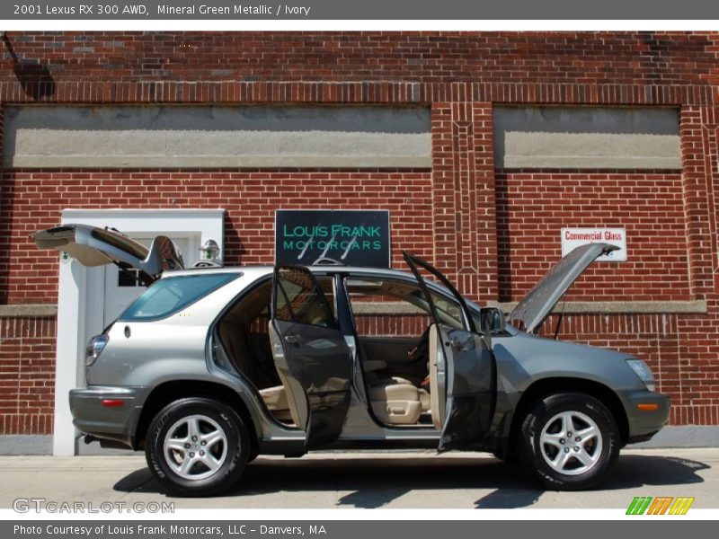 Mineral Green Metallic / Ivory 2001 Lexus RX 300 AWD