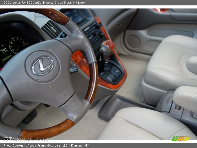 Mineral Green Metallic / Ivory 2001 Lexus RX 300 AWD