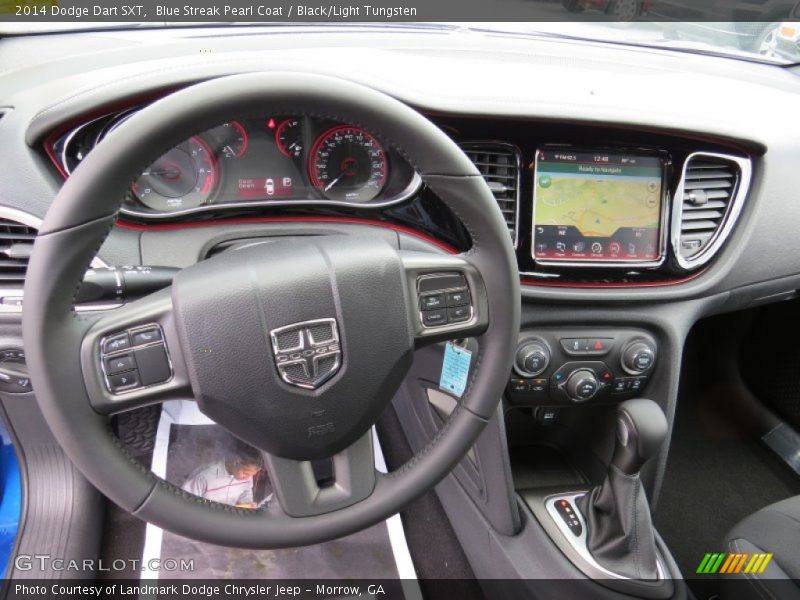 Dashboard of 2014 Dart SXT
