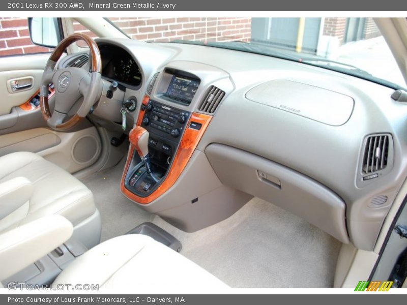 Mineral Green Metallic / Ivory 2001 Lexus RX 300 AWD