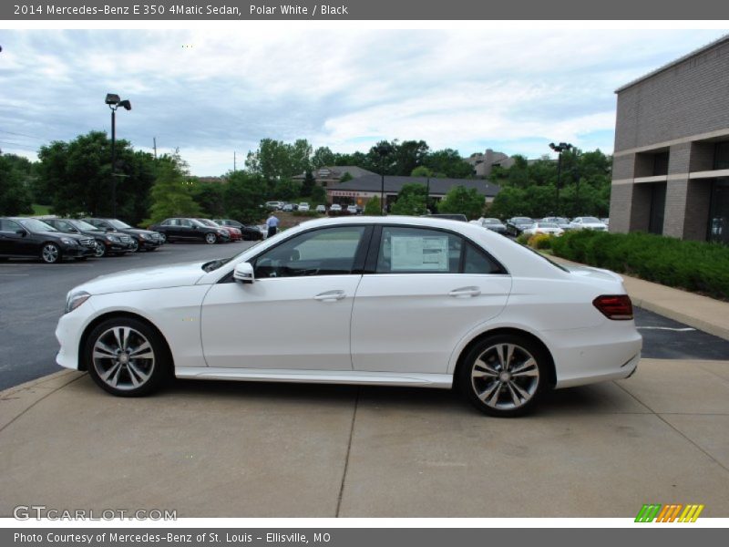 Polar White / Black 2014 Mercedes-Benz E 350 4Matic Sedan