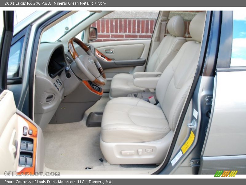 Mineral Green Metallic / Ivory 2001 Lexus RX 300 AWD