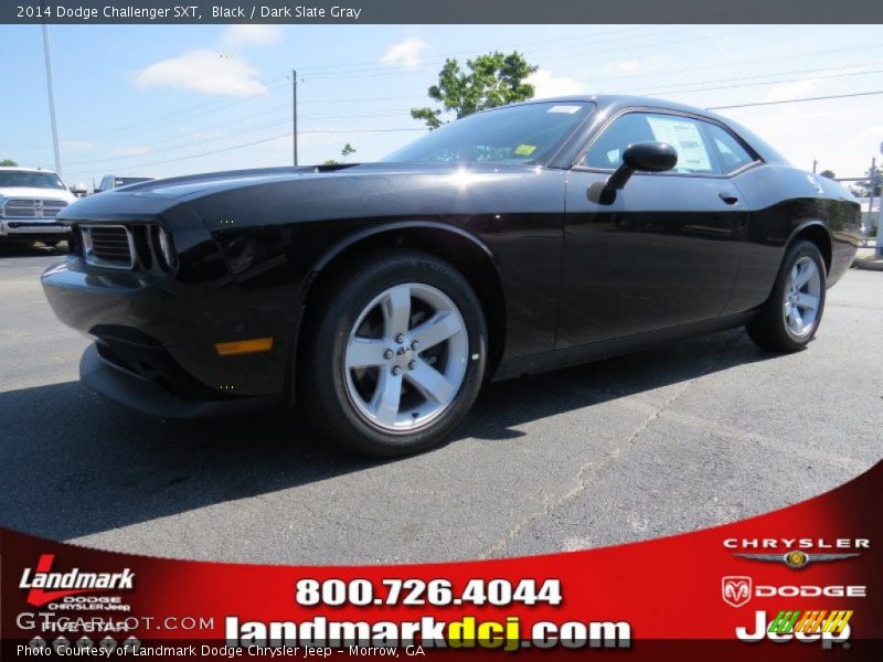 Black / Dark Slate Gray 2014 Dodge Challenger SXT