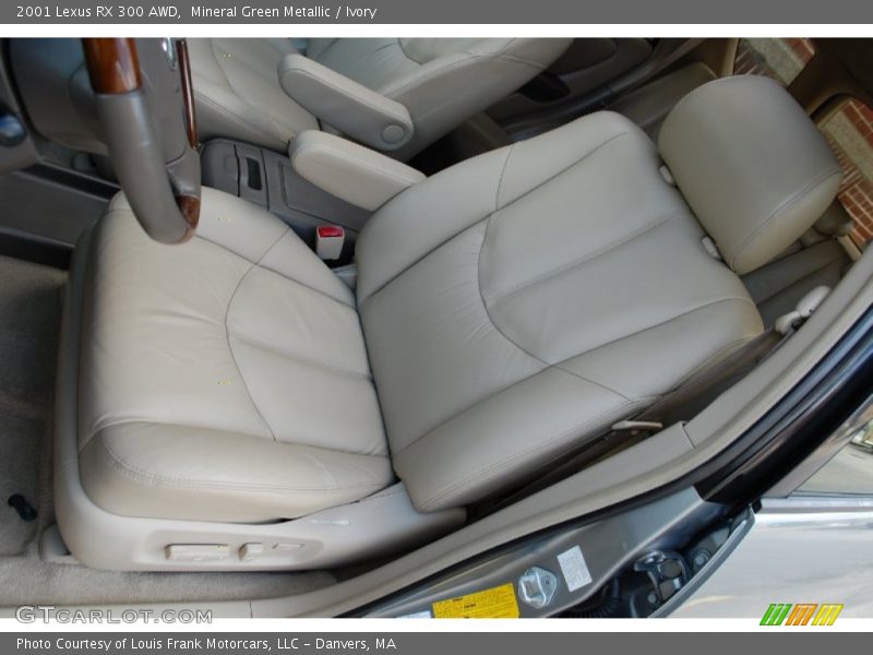 Mineral Green Metallic / Ivory 2001 Lexus RX 300 AWD