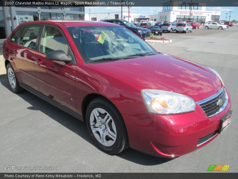 Sport Red Metallic / Titanium Gray 2007 Chevrolet Malibu Maxx LS Wagon