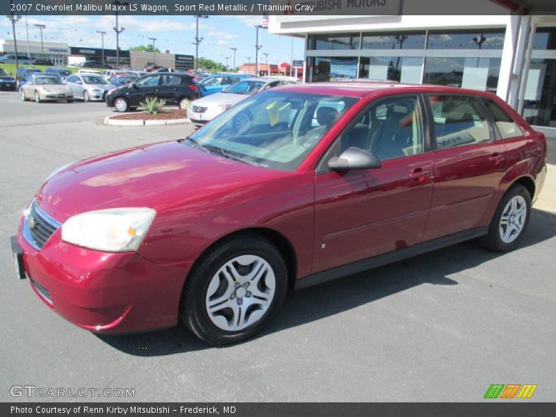 Sport Red Metallic / Titanium Gray 2007 Chevrolet Malibu Maxx LS Wagon