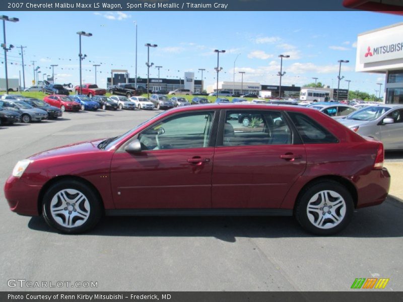 Sport Red Metallic / Titanium Gray 2007 Chevrolet Malibu Maxx LS Wagon