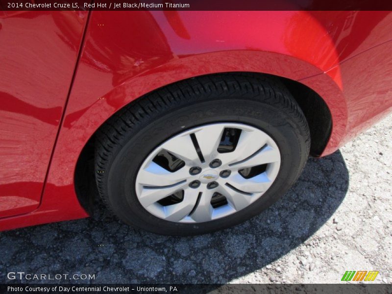 Red Hot / Jet Black/Medium Titanium 2014 Chevrolet Cruze LS