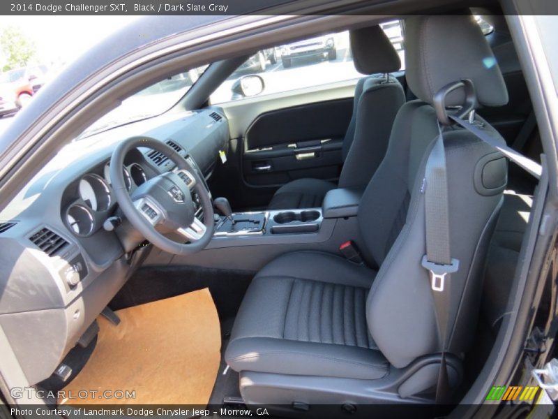 Black / Dark Slate Gray 2014 Dodge Challenger SXT