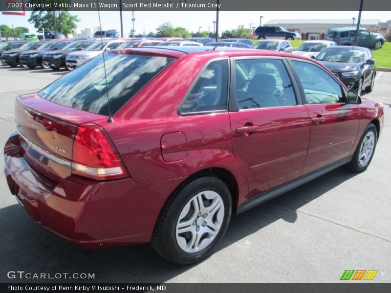 Sport Red Metallic / Titanium Gray 2007 Chevrolet Malibu Maxx LS Wagon