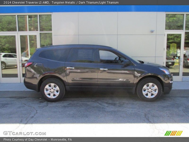 Tungsten Metallic / Dark Titanium/Light Titanium 2014 Chevrolet Traverse LS AWD