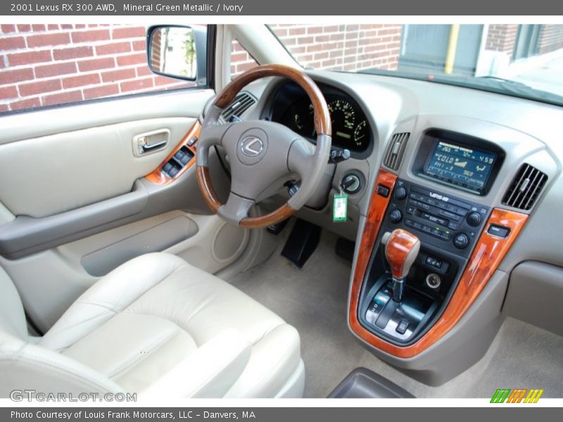 Mineral Green Metallic / Ivory 2001 Lexus RX 300 AWD