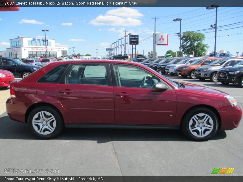 Sport Red Metallic / Titanium Gray 2007 Chevrolet Malibu Maxx LS Wagon