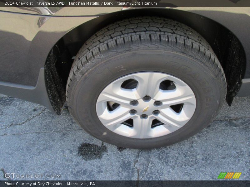 Tungsten Metallic / Dark Titanium/Light Titanium 2014 Chevrolet Traverse LS AWD