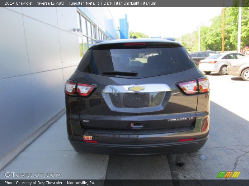 Tungsten Metallic / Dark Titanium/Light Titanium 2014 Chevrolet Traverse LS AWD